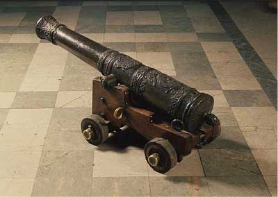 Корабельная пушка, 1719 год.