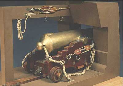 Корабельная пушка образца 1838 года.