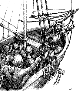 На корабле Пьера Леграна заметили испанские галионы